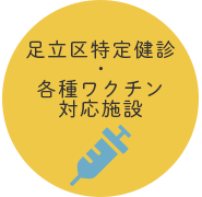 足立区特定健診・各種ワクチン対応施設